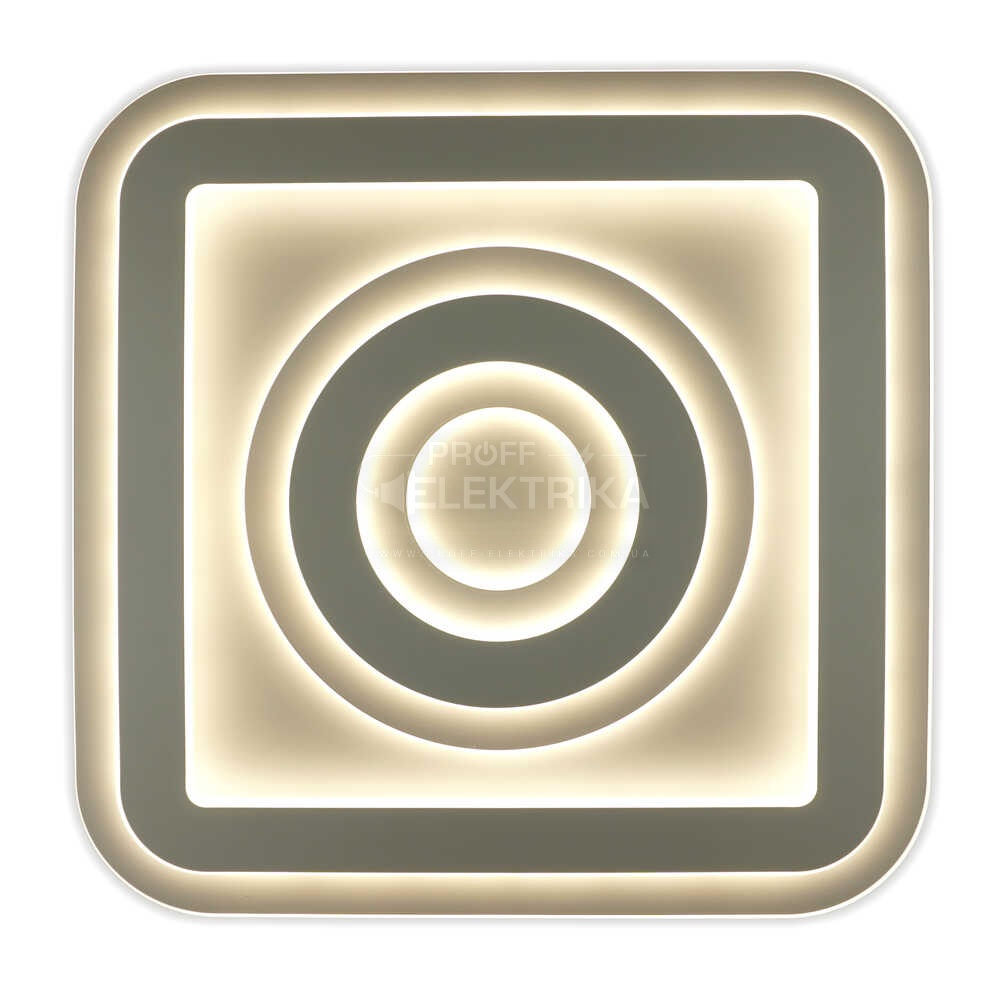 Фото Світильник smart KOLIZEY пульт 150W 3000-6000K IP20 квадрат Violux 220455