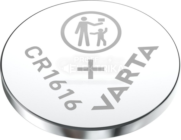 Фото 2 Батарейка Lithium СR 1616 VARTA