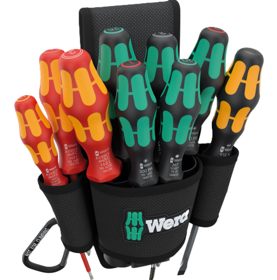 Фото Набір викруток WERA 9620/1 в поясній сумці 05136032001