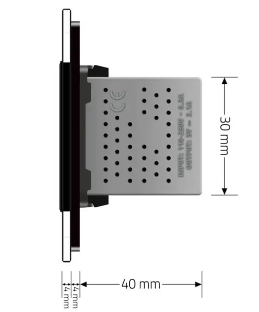 Фото 5 Розетка двойная USB с блоком питания черное стекло Livolo