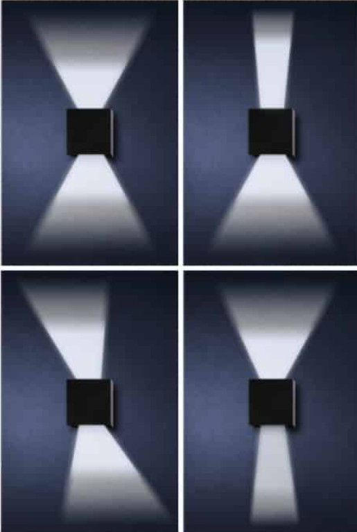 Фото 3 Светодиодный фасадный светильник SEKOYA черный HOROZ 076-038-0004-010