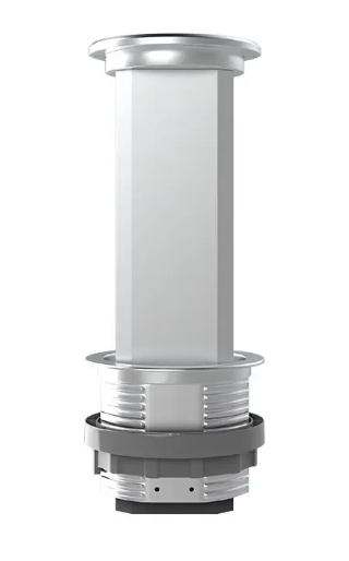 Фото 2 Выдвижная розетка на две розетки USB Bluetooth колонка серый Livolo