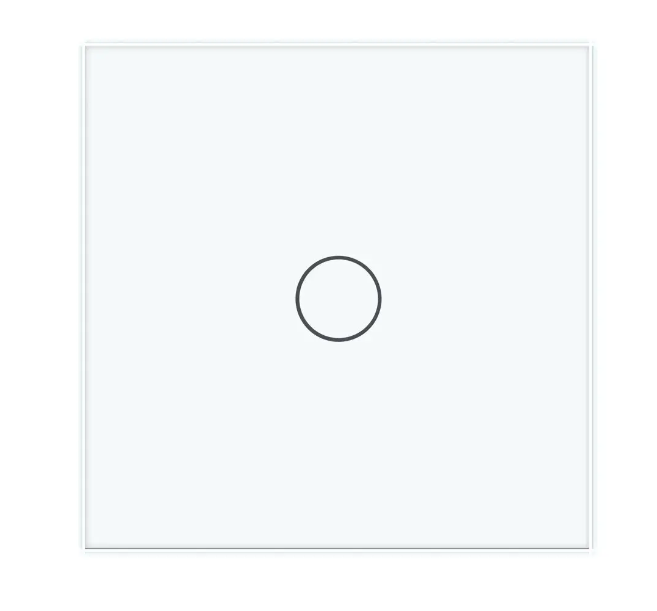 Фото 2 Безконтактний прохідний перехресний вимикач 1 сенсор біле скло Livolo