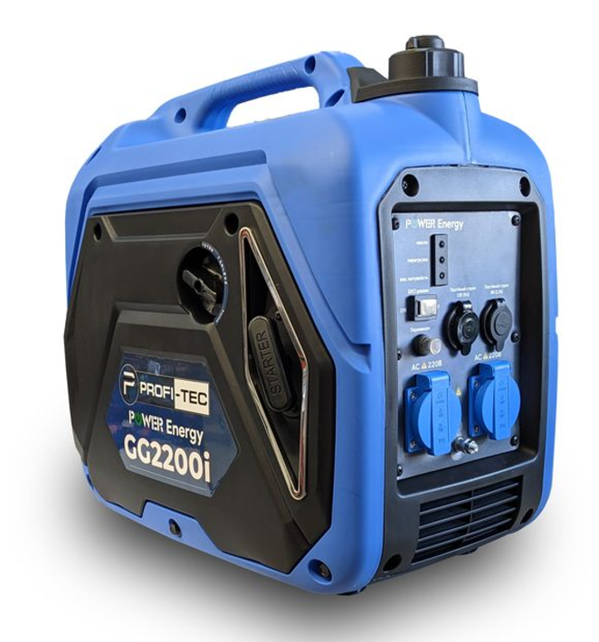 Фото Інверторний бензиновий генератор PROFI-TEC GG2200i 2200 Вт