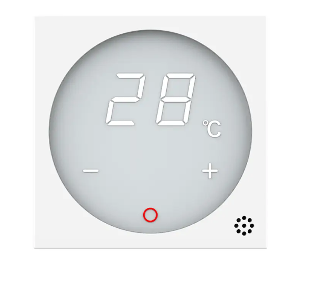 Фото 2 Механизм терморегулятор со встроенным датчиком температуры белый Livolo