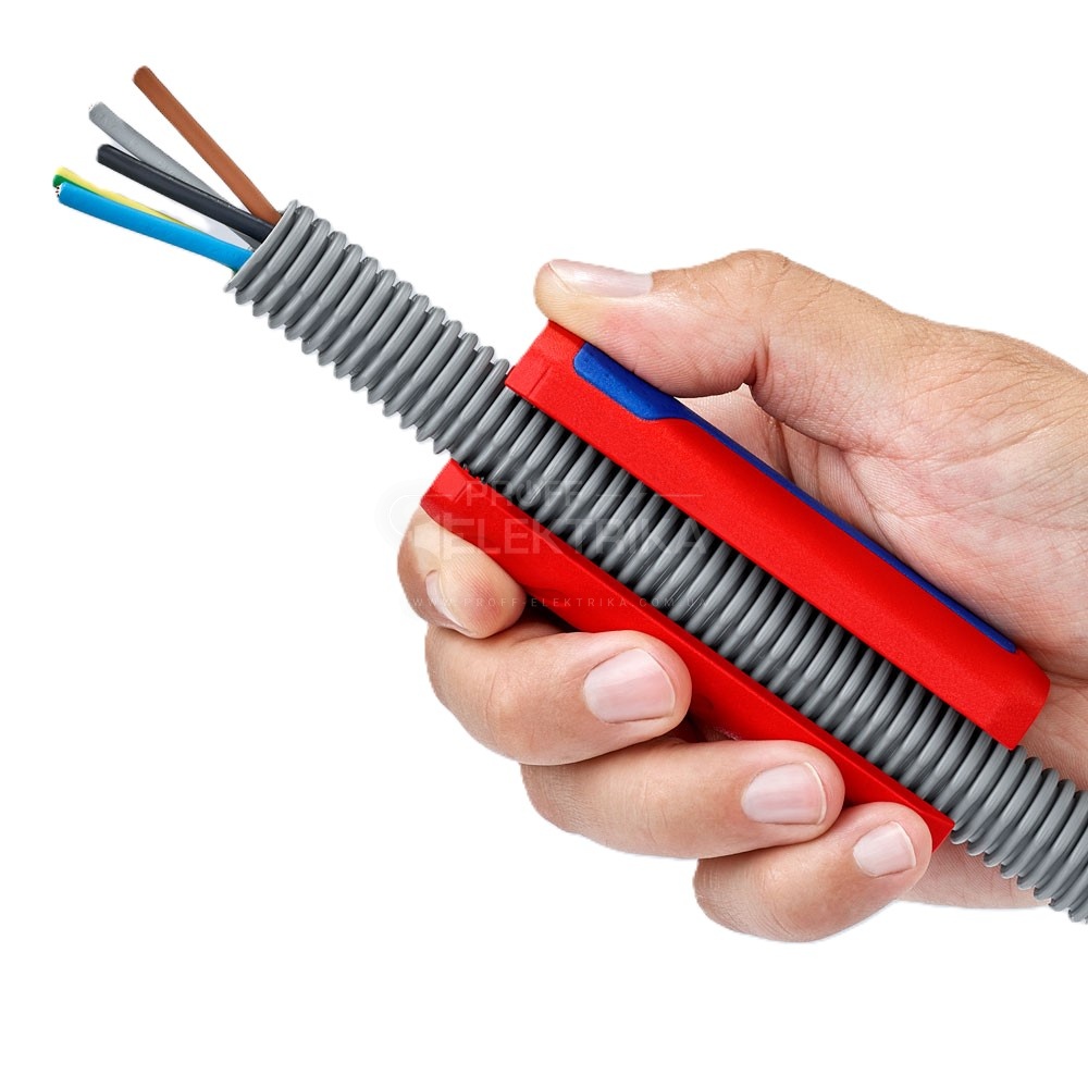 Фото 4 Ніж-різак для гофрованих труб Knipex 90 22 02 SB