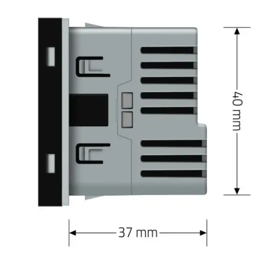 Фото 6 Механизм электрическая розетка с USB Type-C Power Delivery 18 Вт черный Livolo