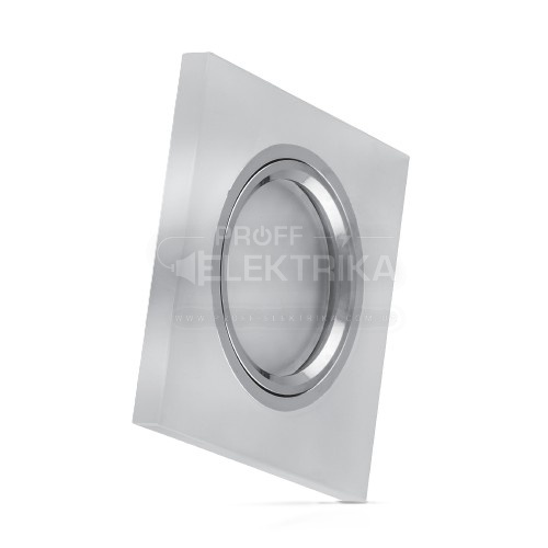 Фото 2 Вбудований світильник Feron CD8170 під лампу з підсвічуванням хром