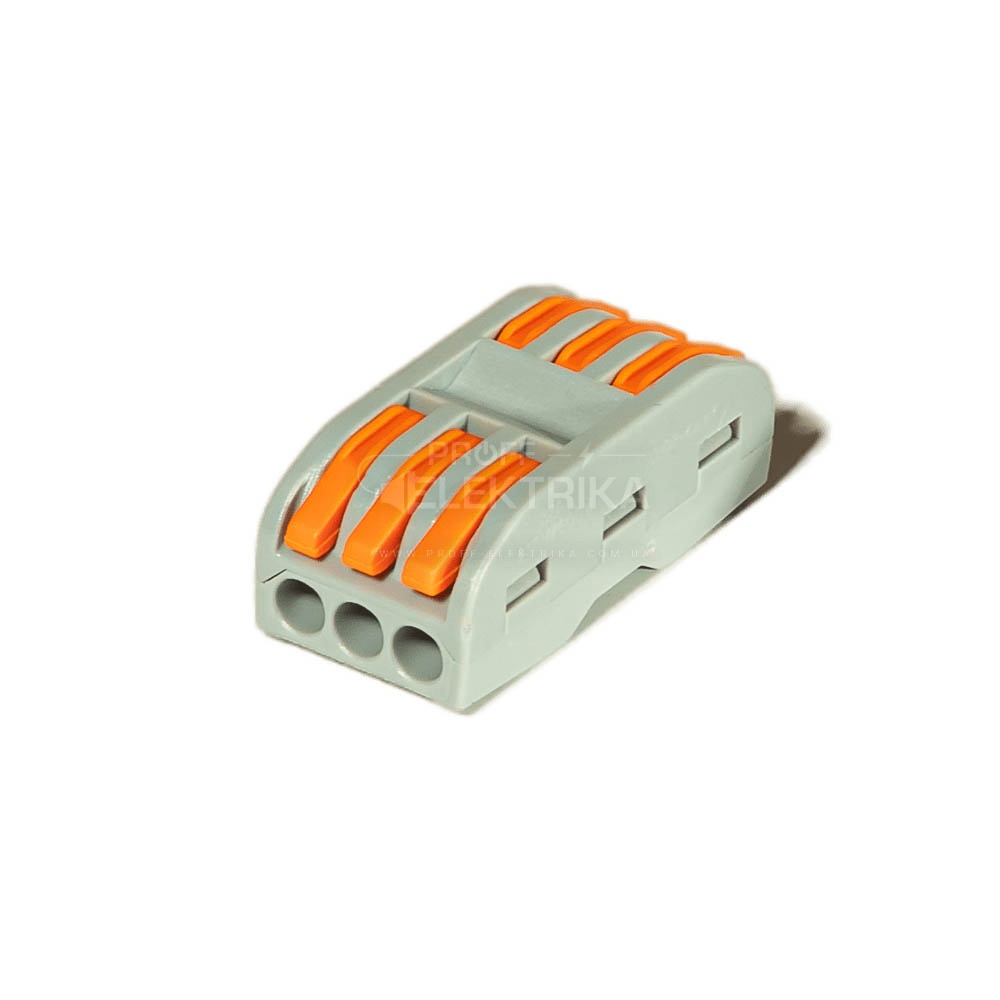 Фото Клеммник серый проходной 3+3 РСТ-222-223
