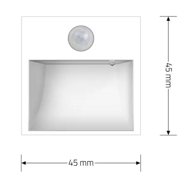 Фото 5 Механизм светильника для лестницы Подсветка пола с датчиком движения белый Livolo