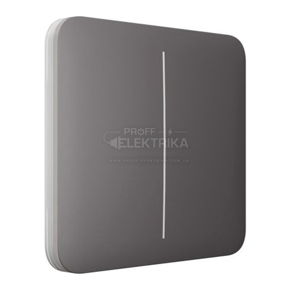 Фото 2 Умный двухклавишный Ajax LightSwitch серый