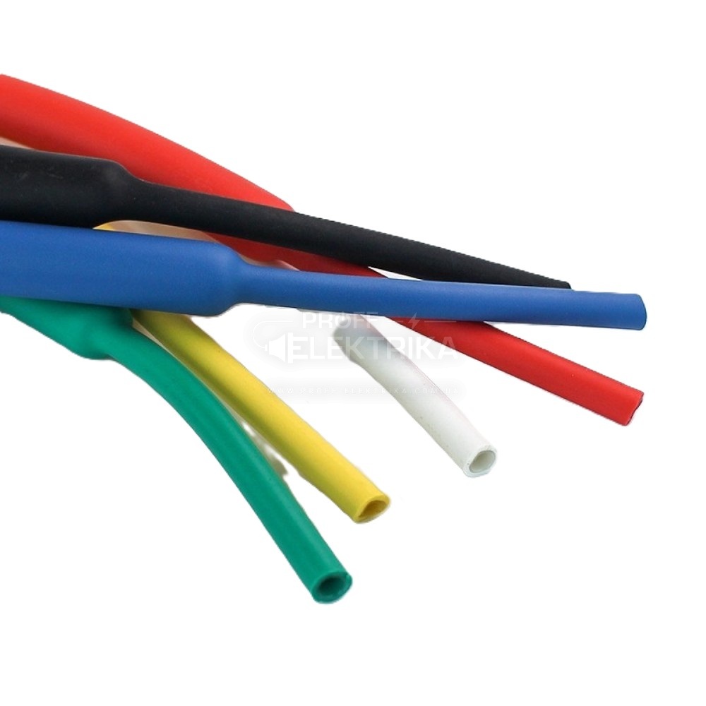 Фото Термоусадочная трубка КЛЕЙ d-4,8/1,6 белый Reliance