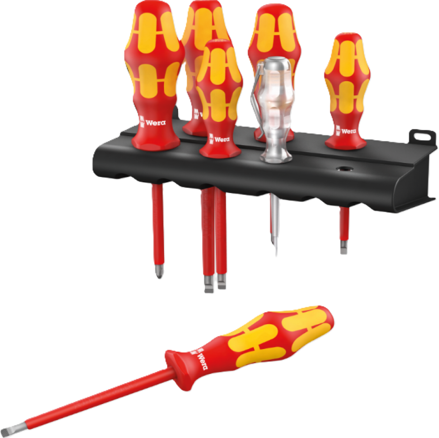 Фото 2 Набір викруток WERA Kraftform Plus 160 i/7 Rack Phillips 05006147001