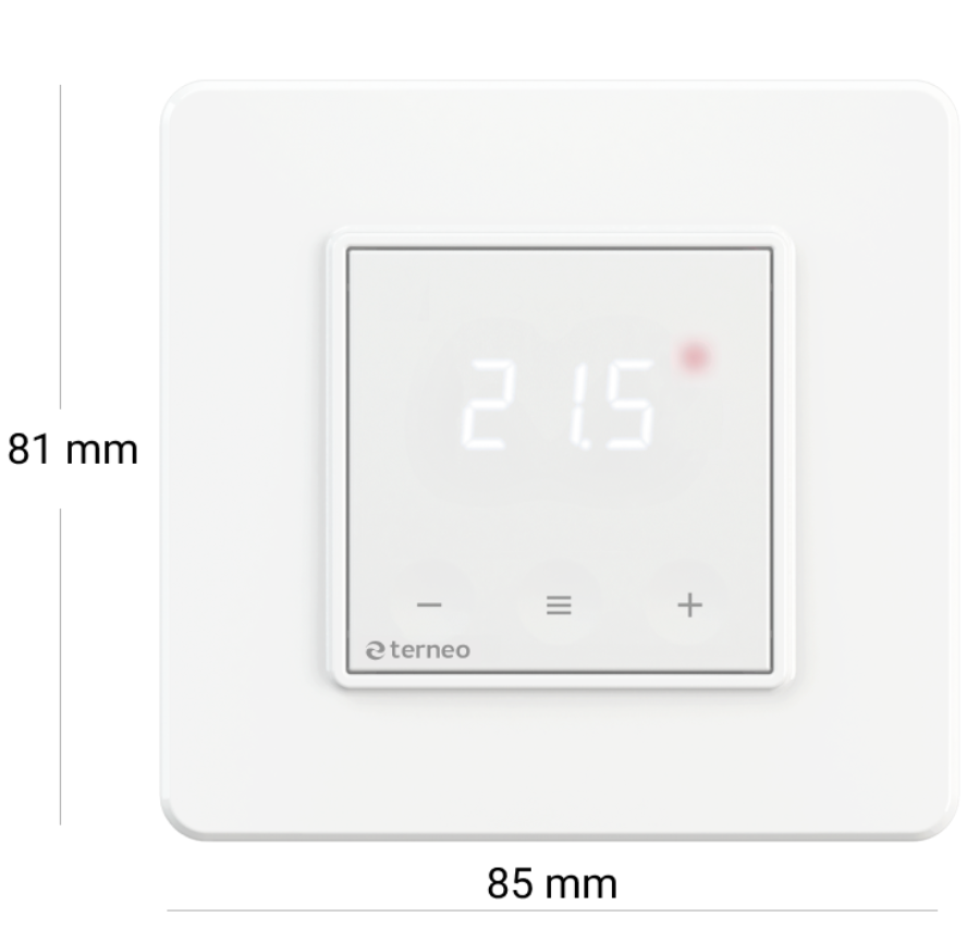 Фото 2 Терморегулятор terneo s білий