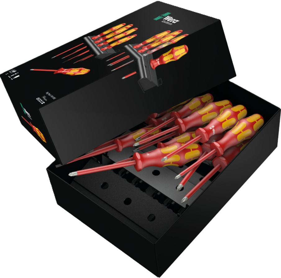 Фото 4 Набір викруток WERA KRAFTFORM BIG PACK 100 VDE 05105631001