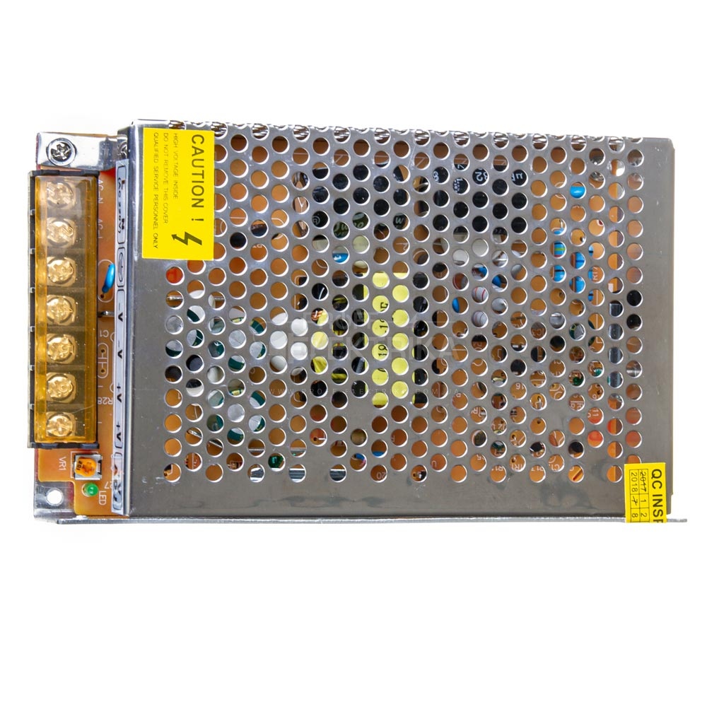 Фото 3 Блок питания 12V 180W 15A металлический перфорированный