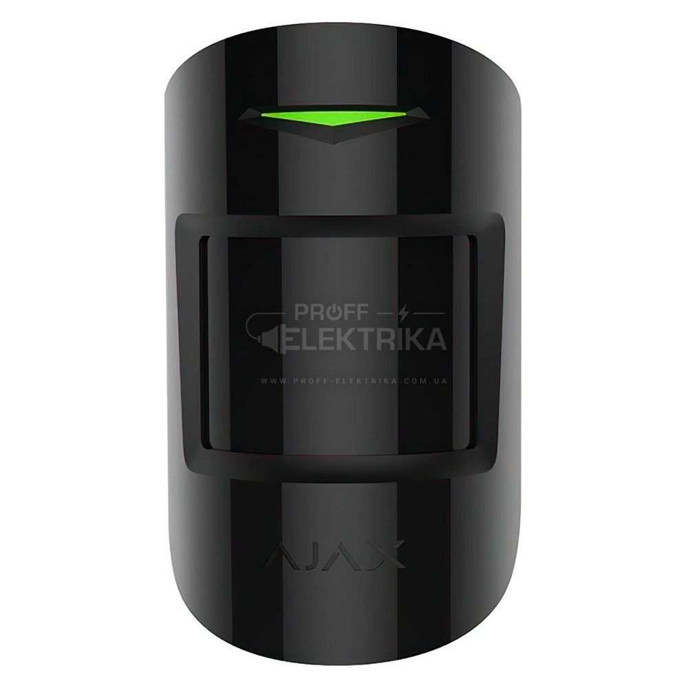 Фото Беспроводной датчик движения с микроволновым сенсором Ajax MotionProtect Plus черный