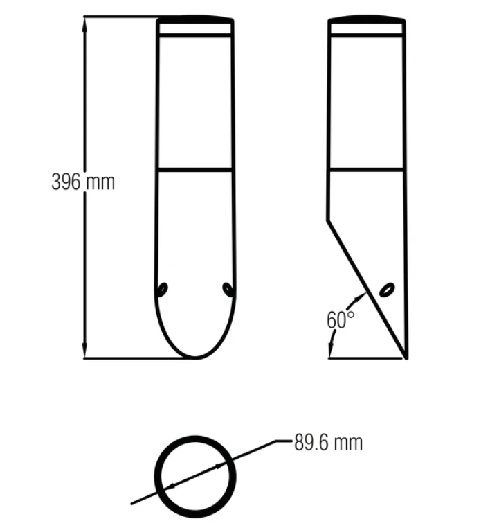 Фото 2 Світильник садово-парковий ORCHID-3 Е27 HOROZ 400-000-123