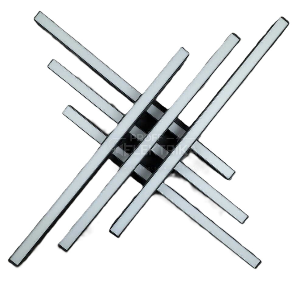 Фото 3 Світильник smart HIWAY пульт квадрат 110W 3000-5000K IP20 чорний Violux 220805