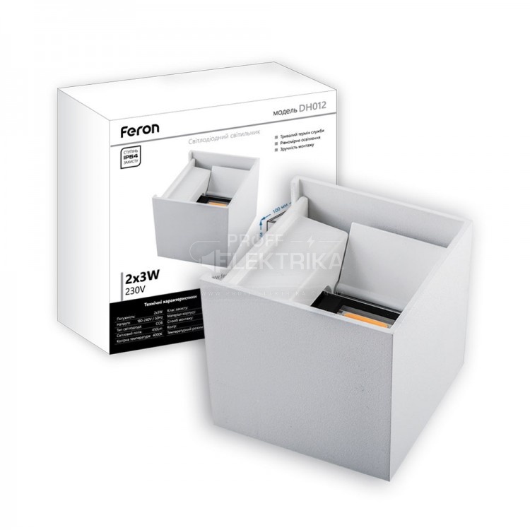 Фото 2 Светильник настенный монтаж 3W DH012 FERON