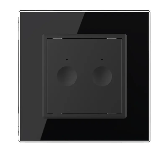 Фото Сенсорний вимикач Sense 2 сенсора чорний Livolo