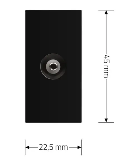 Фото 5 Механізм розетка телевізійна чорний Livolo