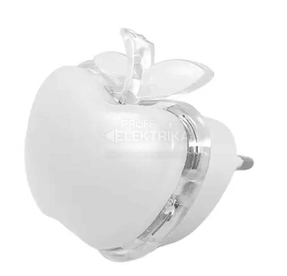 Фото Нічник 3-LED "Яблуко" білий Lemanso