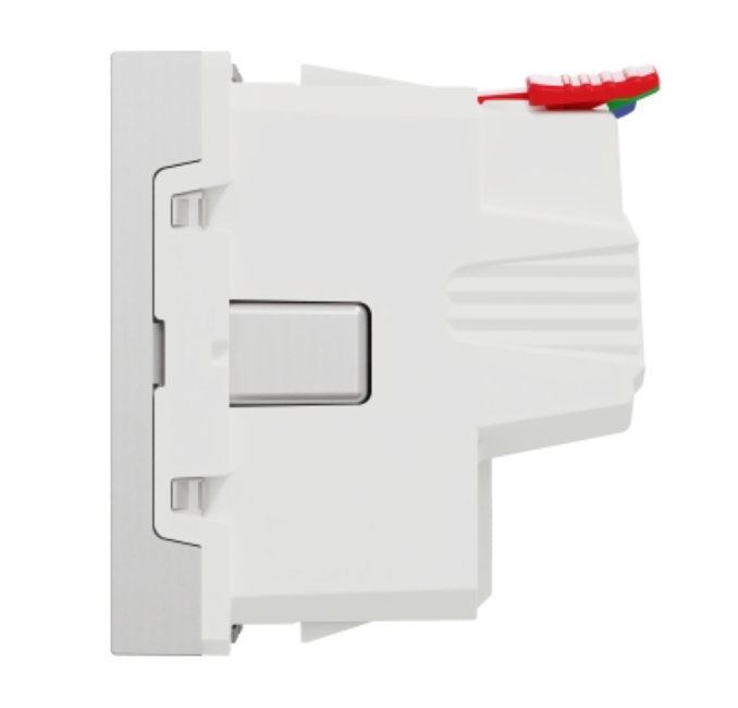 Фото 3 Розетка із заземленням та шторками 16А самозатискні клеми алюміній UNICA NEW Schneider Electric