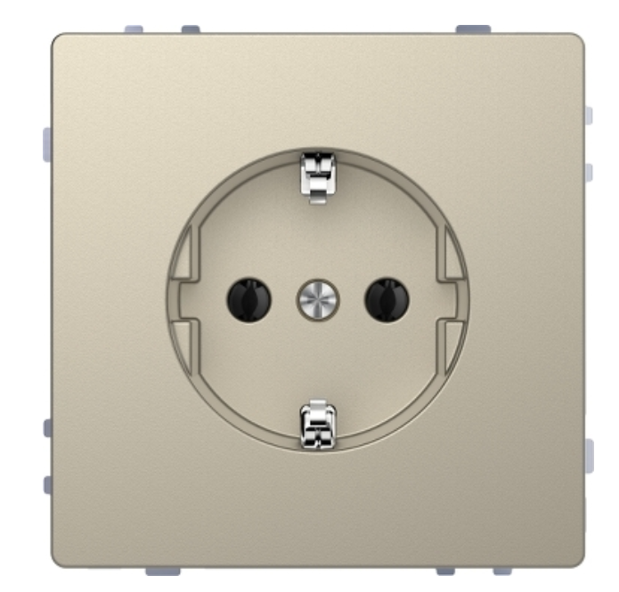Фото Розетка с заземлением без шторки сахара D-Life Schneider Electric