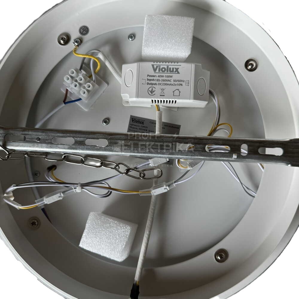 Фото 3 Світильник LED smart SPINER пульт 100W біле коло Violux 220525