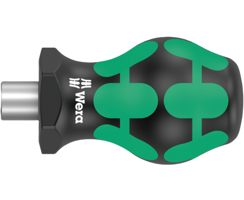 Фото Коротка ручка-бітоутримувач WERA 811/1 Stubby 1/4“×54 мм 05008880001