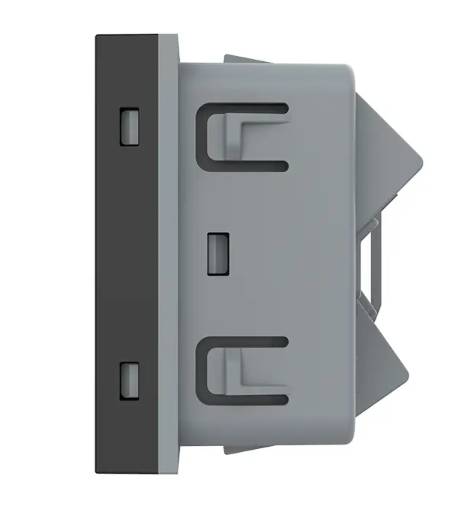 Фото 3 Механізм універсальна розетка 12 стандартів в 1 чорний Livolo