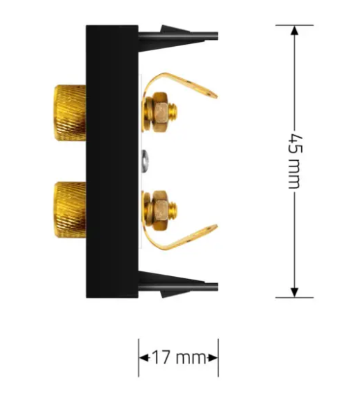Фото 6 Механизм аудио розетка Banana черный Livolo