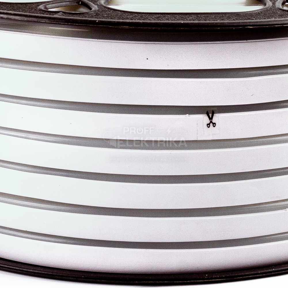 Фото 3 Світлодіодна стрічка NEON 120W 12V-6W/m IP65 8*16mm WHITE #55-W