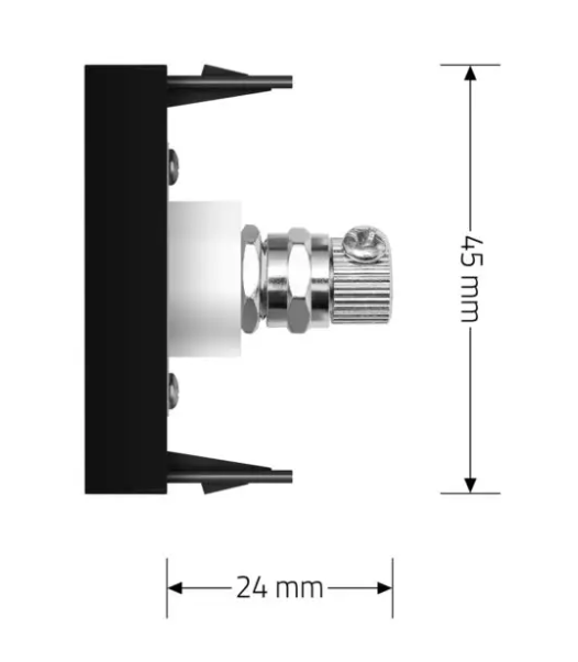 Фото 6 Механізм розетка телевізійна чорний Livolo