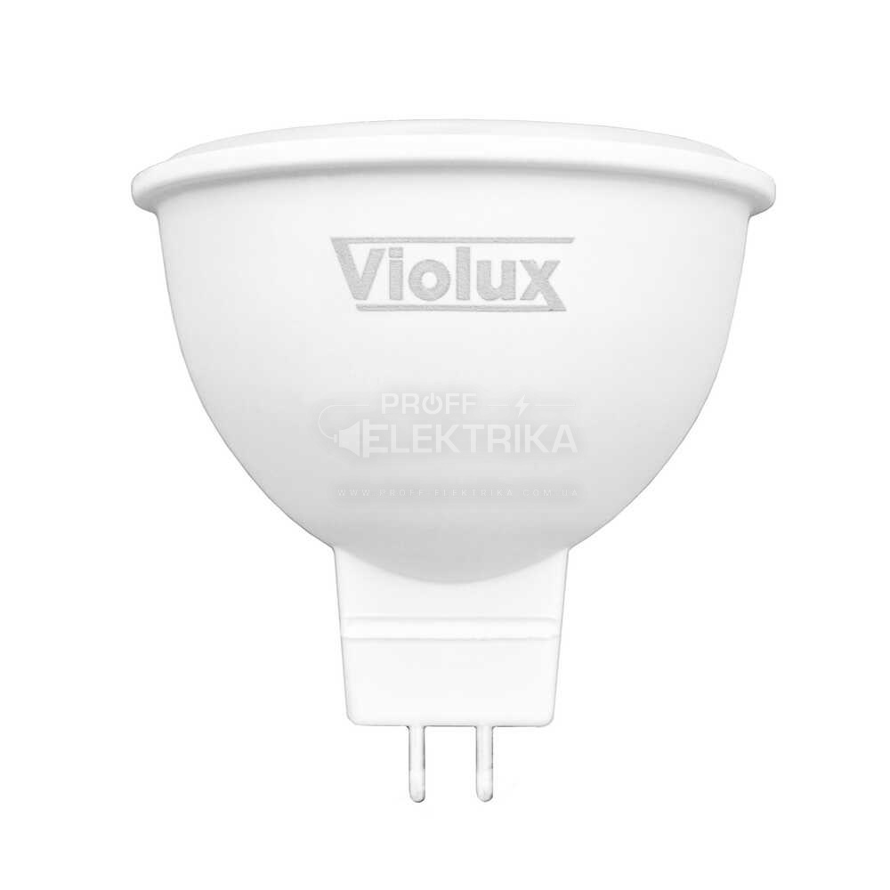 Фото Лампа світлодіодна BASIS MR16 7W GU5.3 4000K Violux 822490