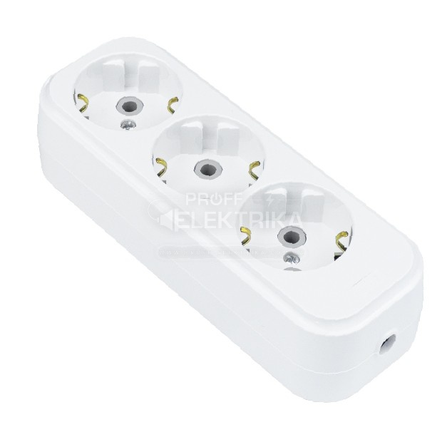 Фото Колодка PIN 3 гнезда с заземлением​ 516-050200-301