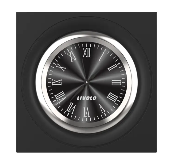 Фото 3 Механізм годинник чорний Livolo