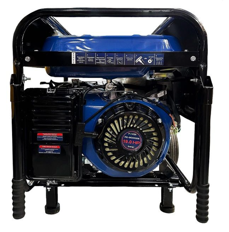 Фото 3 Генератор бензиновый PROFI-TEC PE-8000GE 7,5кВт 100% медь
