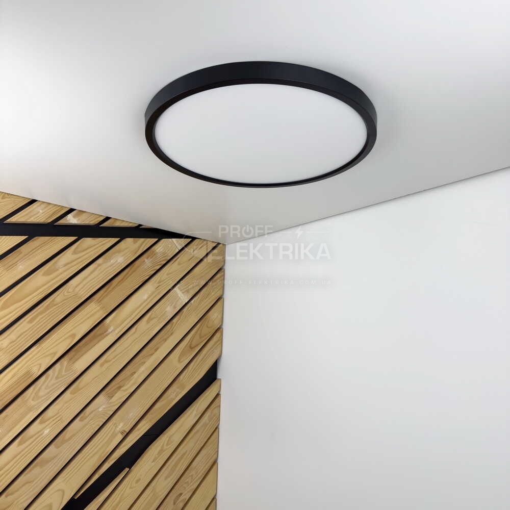 Фото 4 Світильник LED MILLENNIUM 44W 5000K коло чорний Violux 351244