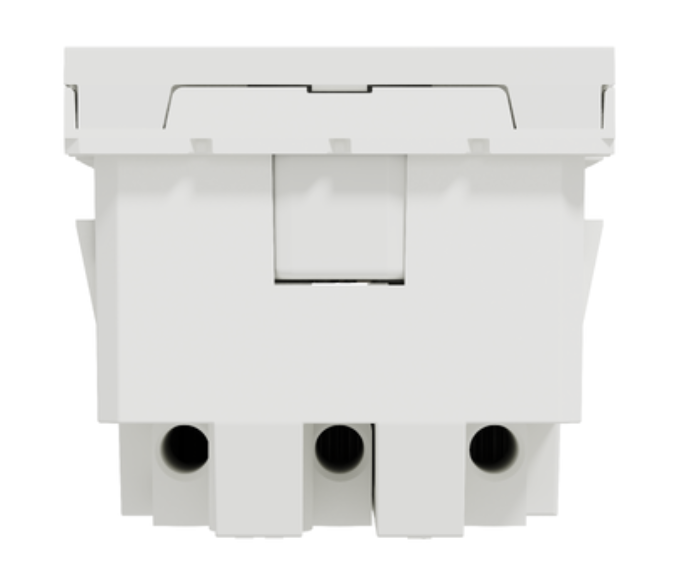 Фото 5 Двойная розетка 45° со шторками с заземлением белая UNICA NEW Schneider Electric