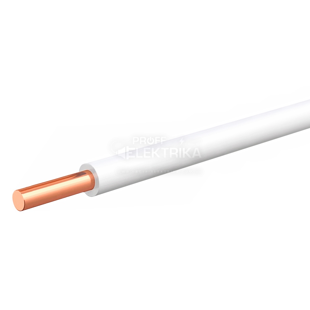 Фото Провод ПВ-1 1x6 ГОСТ белый