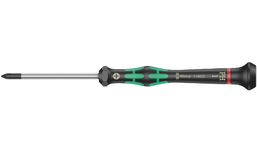 Фото Отвертка крестовая для электронщиков WERA 2050 PH 05118023001 PH1×60 мм