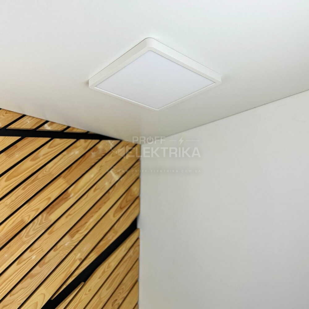 Фото 4 Светильник LED MILLENNIUM 26W 5000K квадрат белый Violux 352126