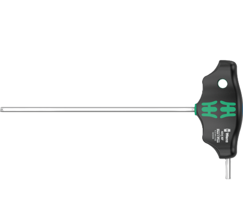 Фото Шестигранна викрутка Wera з поперечною ручкою Hex-Plus 454 HF з фіксуючою функцією 4×150 мм 05023339001