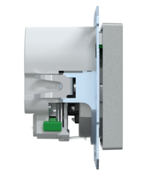 Фото 3 MERTEN SM Розетка силовая 16 A с зарядкой USB A+C 3 A алюминий MTN2367-0460