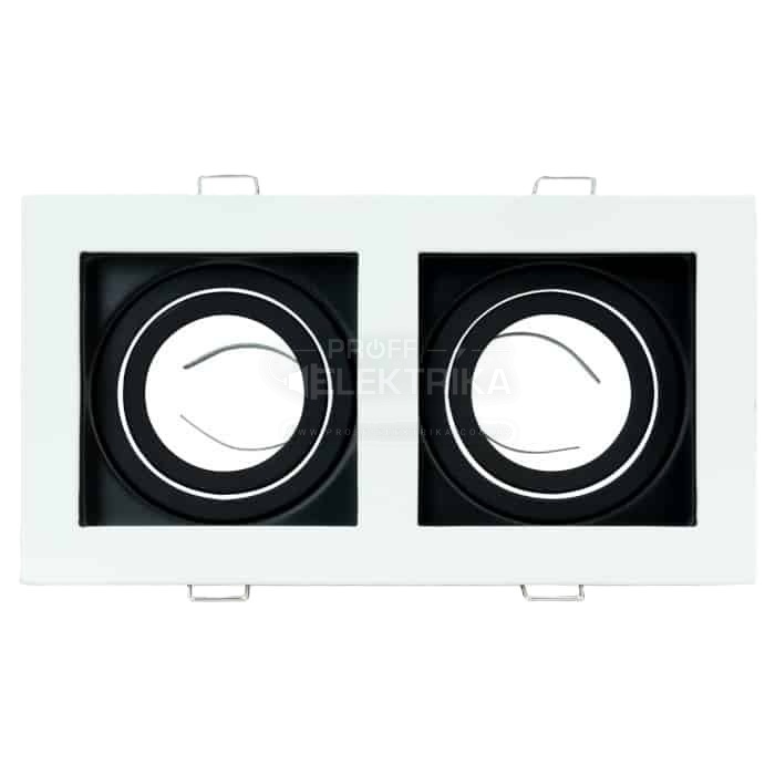 Фото Светильник точечный поворотный PETUNYA-2 белый 50W MR16 HOROZ