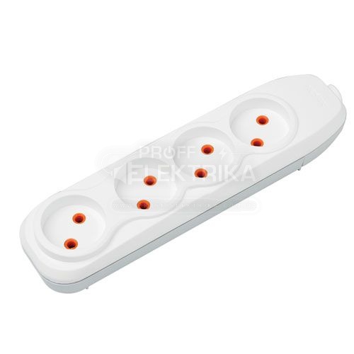 Фото Колодка Nilson 4 гнізда без заземлення 44130000