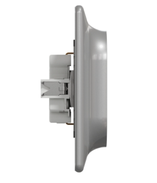 Фото 4 Двойная розетка с заземлением и шторками Алюминий Sedna Design Schneider Electric