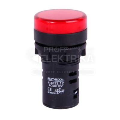 Фото Кнопка - лампа AD22 (LED) 22mm світло-звукосигналь